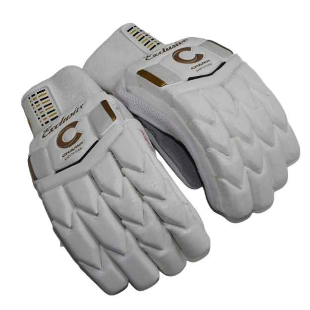 Picture of Champ Exclusive Batting Gloves 1.1 - Adults – White Gold