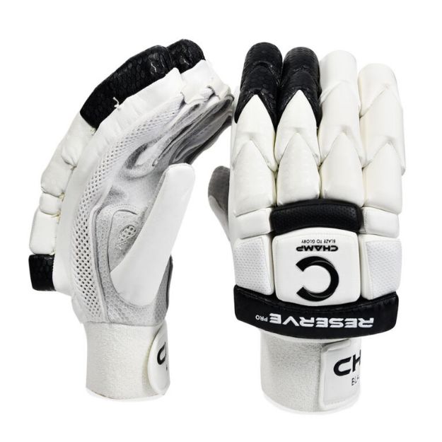Picture of Champ Reserve Pro Batting Gloves – Black and White - Adult