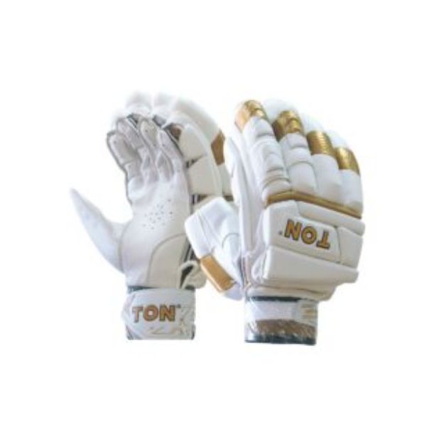 Picture of SS Ton GOLD Edition Cricket Batting Gloves – Adult - RH