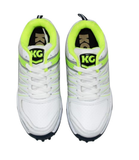 Picture of KG Boost Green/White Rubber Cricket Shoes