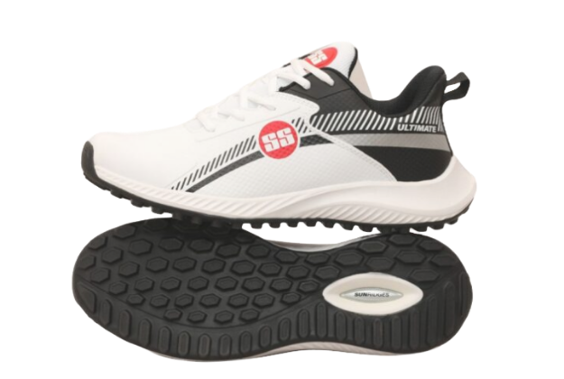 Picture of SS Ultimate Cricket Shoes Rubbers – Black and White