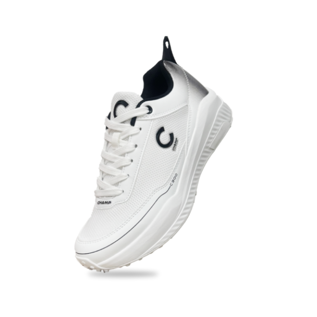 Picture of Champ C300 Junior Rubber – Cricket Shoes – White and Black