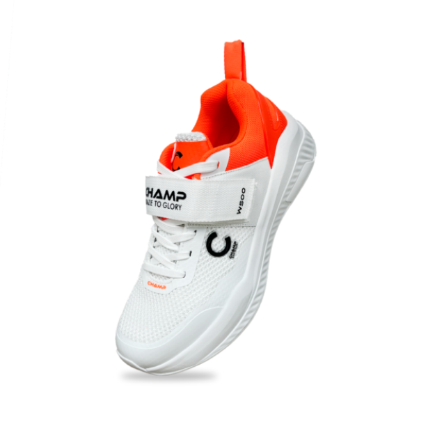 Picture of Champ W500 Senior Bowling Spikes – White and Orange