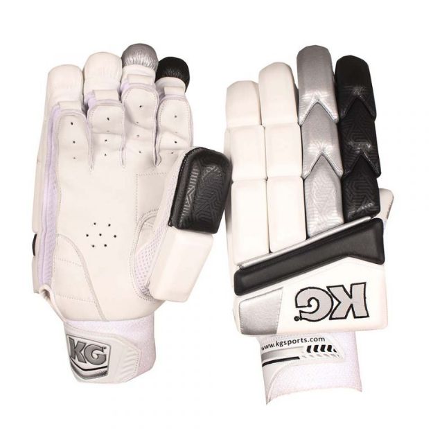 Picture of KG THUNDER Batting Gloves – BLACK and WHITE – Adults