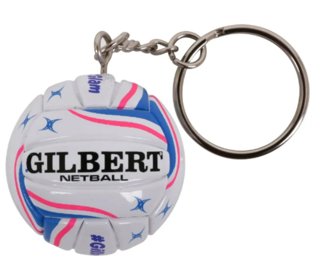 Picture of Gilbert Netball Mini Netball Keyring