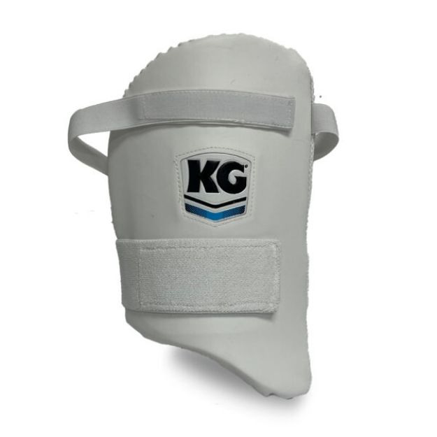 Picture of KG Single Blue/White Thigh Pad – Junior - RH