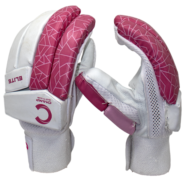 Picture of Champ Junior Elite Batting Gloves – Pink and White
