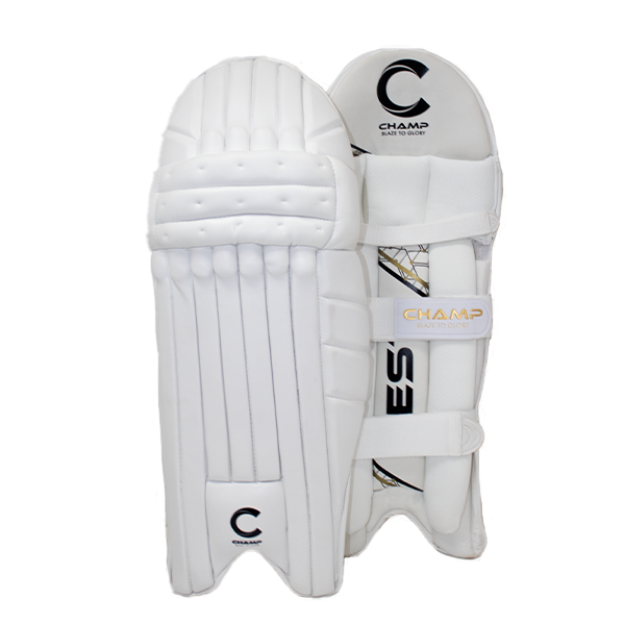 Picture of Champ Test – Light Weight – Batting Leg Guard – Black and Gold